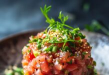 Ταρτάρ Τόνου με Αβοκάντο